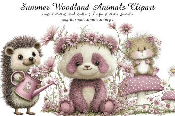 Bringing Nature to Your Projects with Summer Woodland Animals Clipart