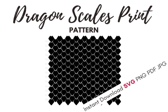 Dragon Scales Print SVG: A Versatile Design Element for Digital and Physical Creations