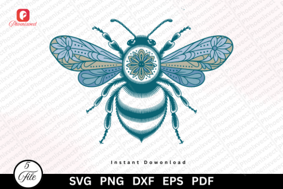Evaluating the Boho Floral Honey Bee SVG for Creative Projects