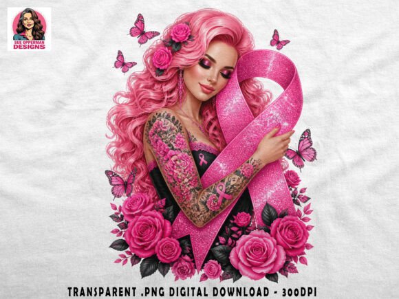Pink Ribbon Glam Awareness Beauty Art: Elevating Breast Cancer Campaigns with Feminine Empowerment